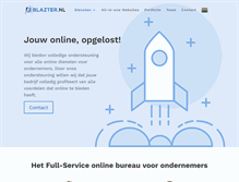 Tablet Screenshot of blazter.nl